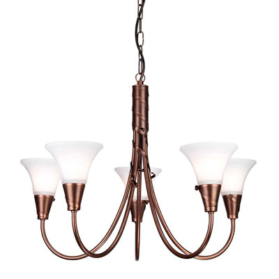 Sabanc 5 - Light Shaded Chandelier