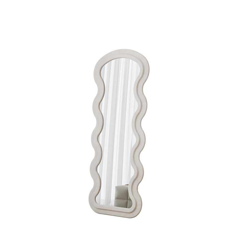 Miroir pleine longueur blanc crème inaltérable - Couleur durable, pratique et élégante