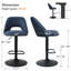 Tabouret de bar rotatif à hauteur ajustable Bridgette-1937680572