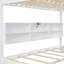 Lit superposé grand sur grand avec armoires de rangement et ports USB-668195067