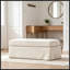 Banc rembourré en chenille avec rangement rabattable-262332312