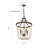 Hallsboro 4 - Light Dimmable Chandelier