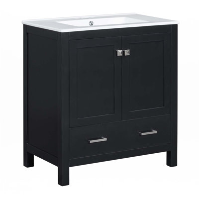 60" Bathroom Vanity Set With Double Vanities (Separate)(Mirror Not Included)
