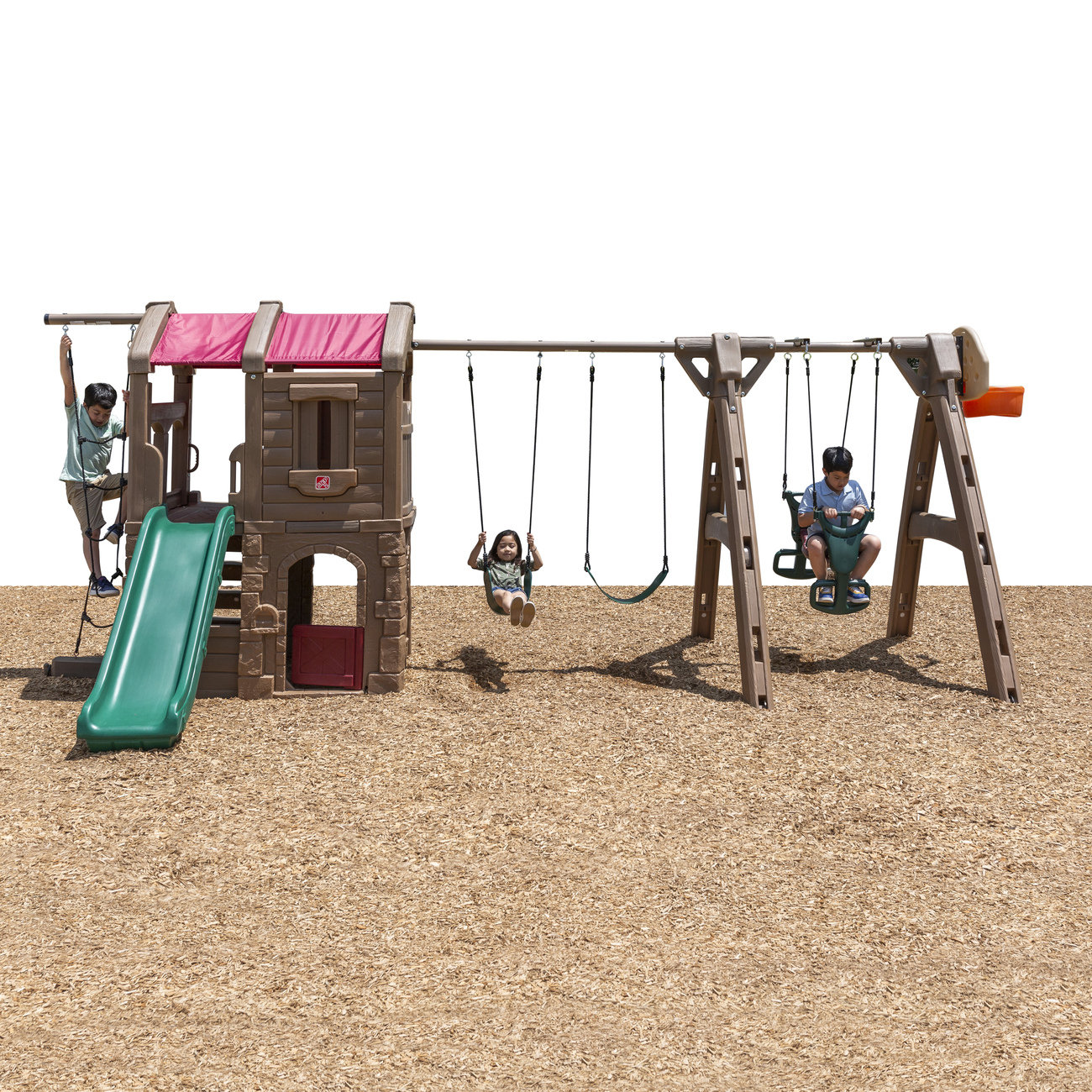 Step2 Naturally Playful Adventure Lodge Center Swing Set and
