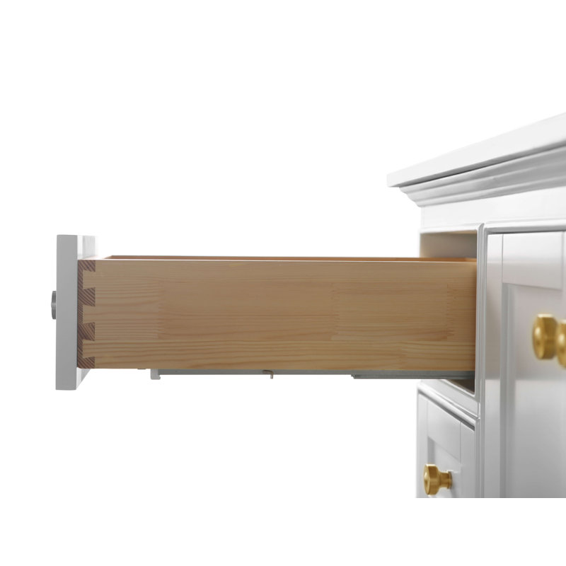 Audrey 48'' W Single Vanity, Carrara White, Brushed Nickel, Sapphire Gray