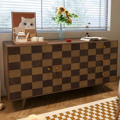 Modern wabi sabi style sideboard cabinet