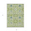 Tapis bleu lavable intérieur / extérieur 3 pi x 5 pi