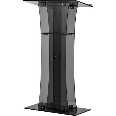 46 in. H Plastic / Acrylic Tabletop Lectern with Storage