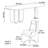 High-end Design Rock Slab Office Computer Desk