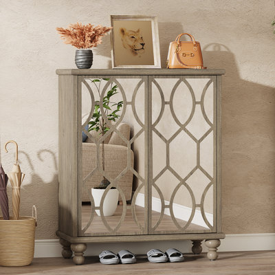 20 Pair Stackable Shoe Storage Cabinet