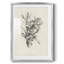 Motif floral rétro CCXL - impression encadrée