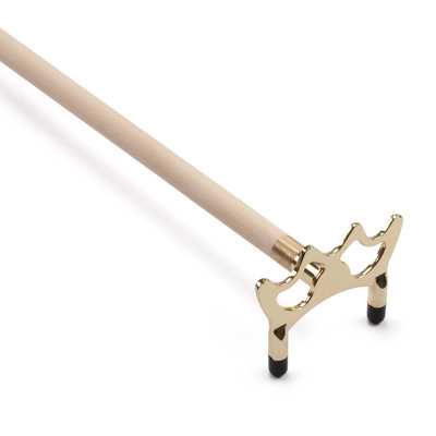 2-Piece Pool Cue Stick with Brass Screw-on Bridge Head