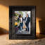 Cadre photo 3 pièces 5 po x 7 po noir pour décoration de bureau