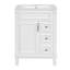 Meuble-lavabo 24 po avec lavabo en céramique et armoire de rangement-1841588939