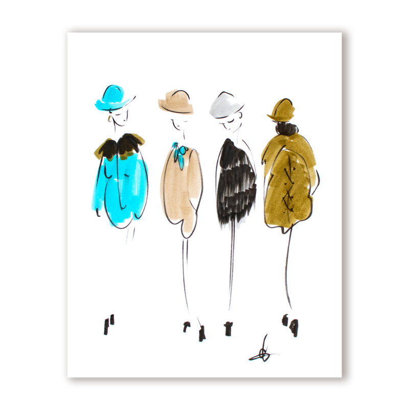 'I Heard' Framed Print Wall Art, 30" H x 24" W x 1.5" D, Wrapped Canvas, Does Not Apply
