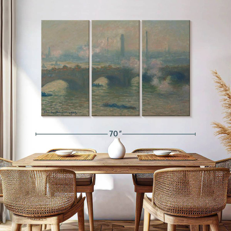Lilie Waterloo Bridge, 42" H x 65" W