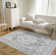 Machine Washable Area Rugs For Living Room Non-Slip Backing Foldable Boho Floral Carpet Rugs