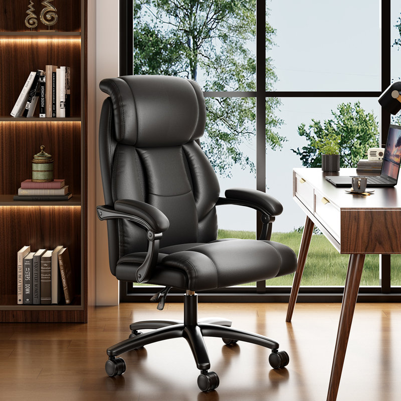 Fauteuil de bureau inclinable Kelah, Noir