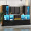 TV Stand with Non-heating Electric Fireplace-974964435