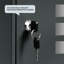 Steel Wall Mounted Post box with Newspaper Compartment-138594506