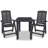 District Rectangular 2 - Person Bistro Set-2045465758