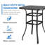 Square Metal Outdoor , 80cm cm W 80cm cm D