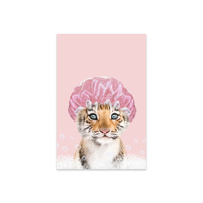 «Tiger Bathing», impression sans cadre