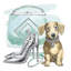 «Glamour Pups III» par Beth Grove - Reproduction de giclée sur toile tendue avec châssis-20828650-73146096-73146101