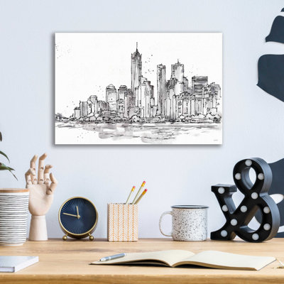 " Skyline Sketches I " by Anne Tavoletti