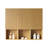 41" Bathroom Storage Cabinet - 3 Modules Oak Hue Plywood Crafted Doors & Open Shelves Semi- French 3D Groove Wall Mounted Cabinetry Units Color Scheme Built - Door