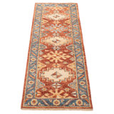 One Of A Kind Jules Serapi Red 2'7" x 7'10"Area Rug