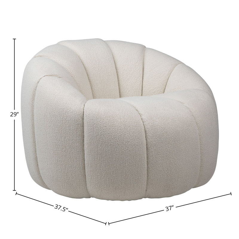 Symone Polyester Upholstered Occasional Chair