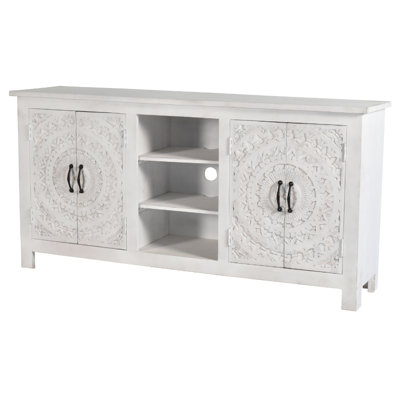 Mandala Lace Unfinished TV Stand for TVs up to 78"