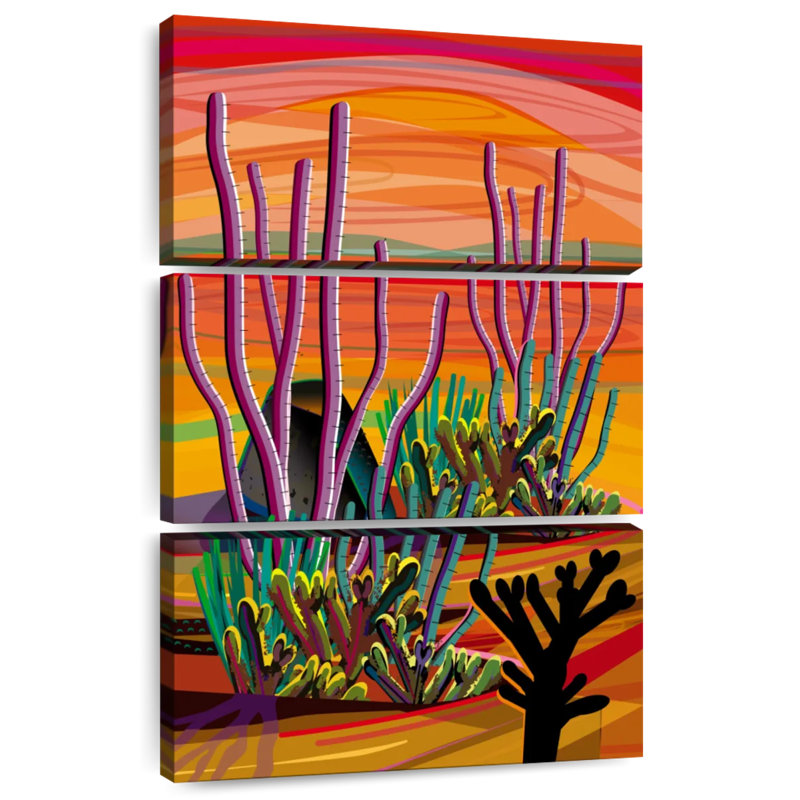 Harnek Wild Desert Cactus, H 38 po x l 24 po