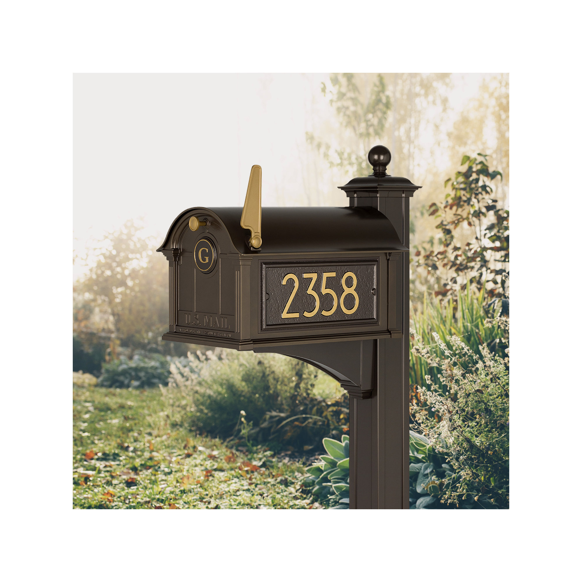 Balmoral Mailbox, Yes, Bronze