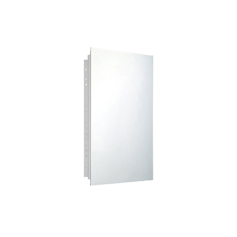 Scottville Residential Medicine Cabinet, 36" H x 16" W x 4" D, Surface Mounted, Polished Edge Mirror
