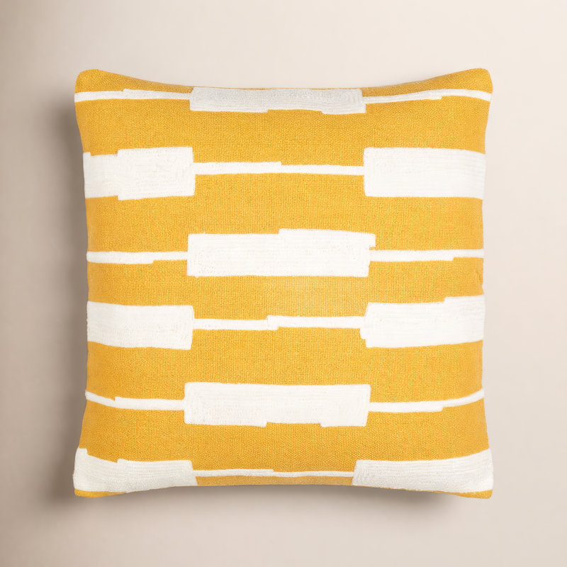 Jason Wu Maize Pillow Cover & Insert, 20" x 20", Pillow Cover Only - No Insert