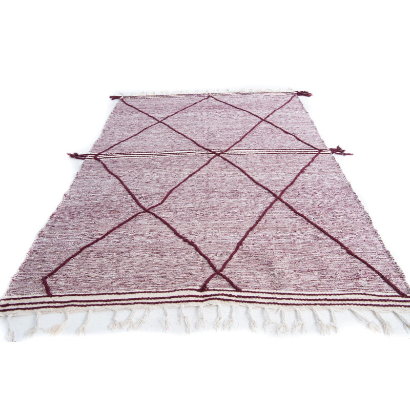Tapis bordeaux Noack