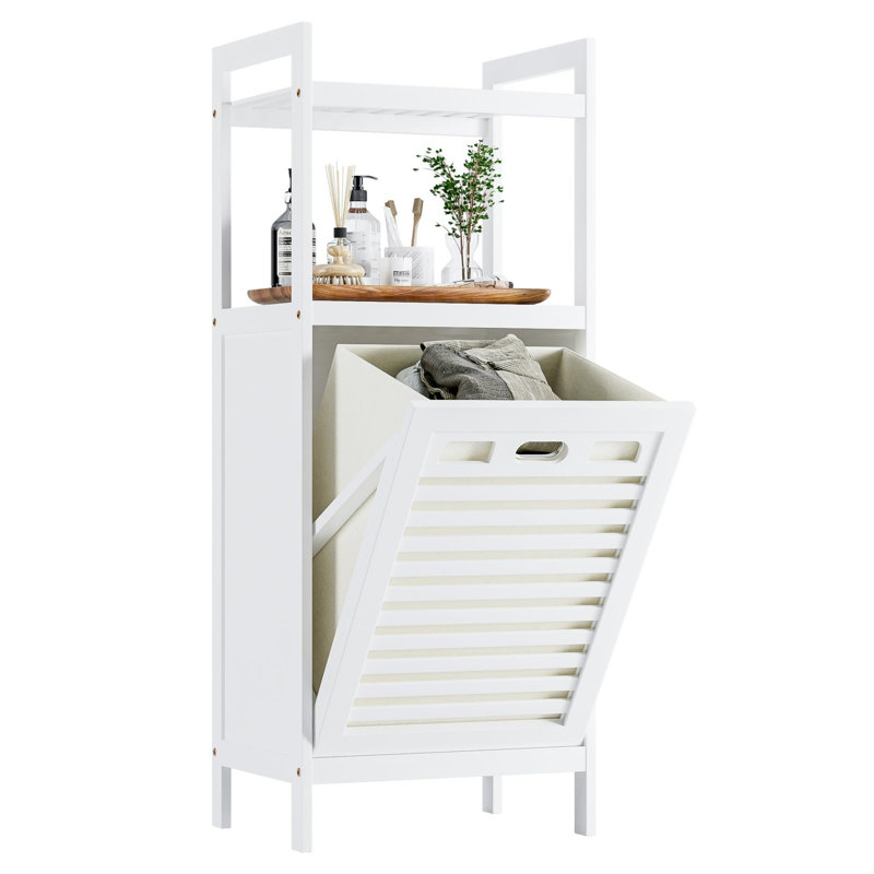 Laundry Hamper, White