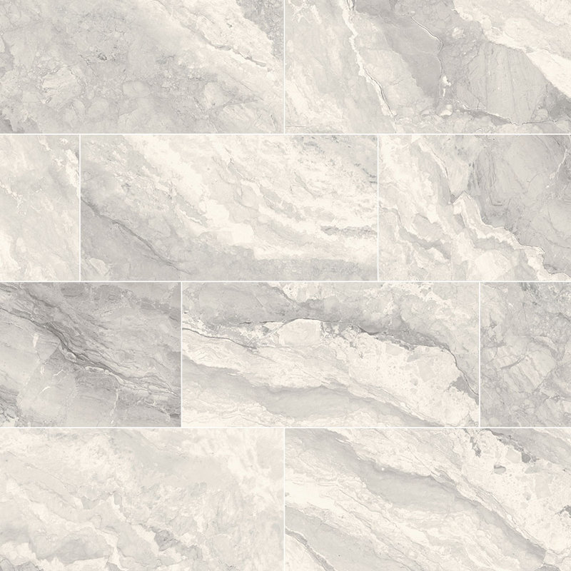 Crystara 12X24 Onyx Look Porcelain Tile, Gray