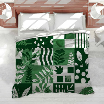 Leaves Bedding Nature Comforter Tropical