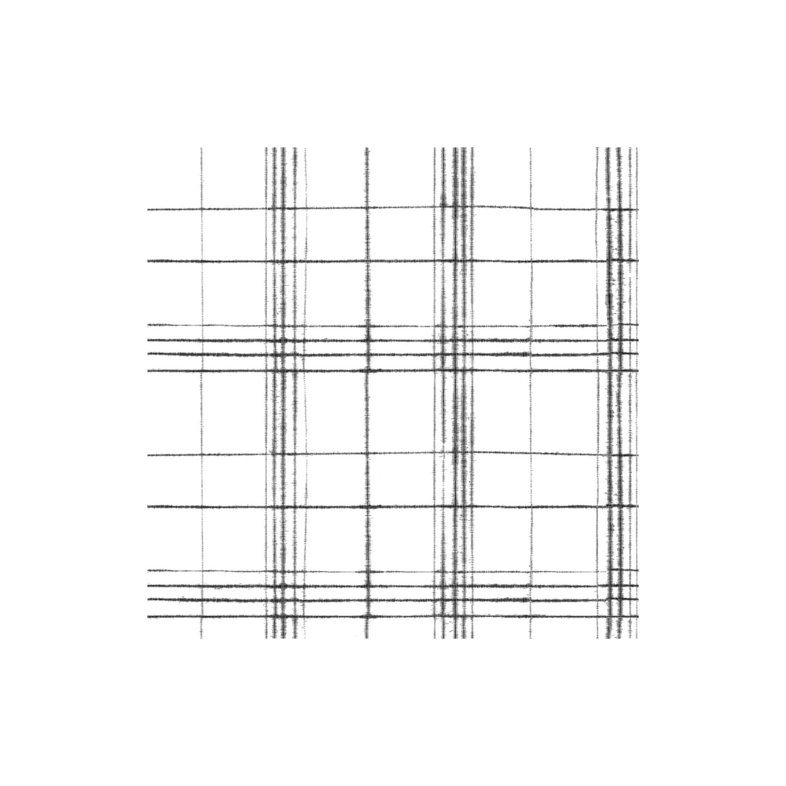 Ashling Plaid Wallpaper, Black/White