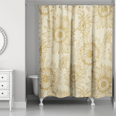 Esher Floral Shower Curtain