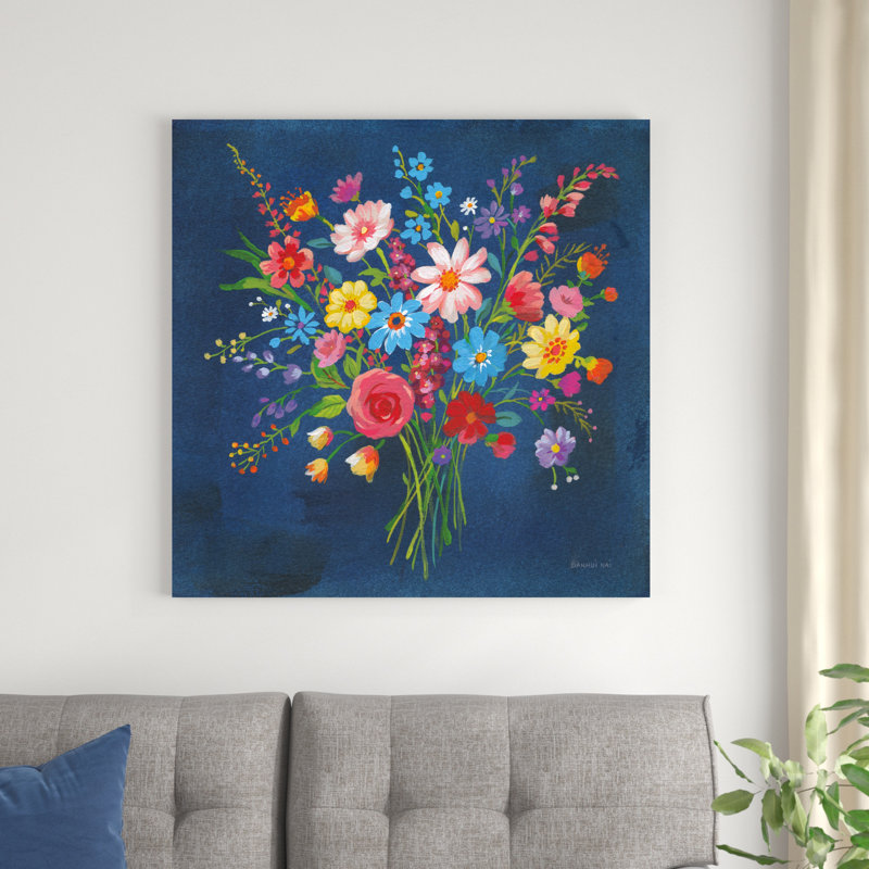 Sélection de fleurs sauvages, H 36 po x l 36 po x P 1,25 po