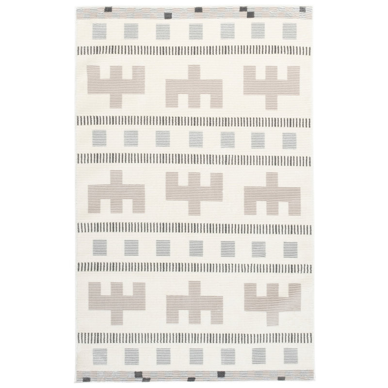 Comb Washable Rug, Rectangle 3'11" x 6'1"
