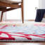 Tapis bleu / orange / rouge en coton touffeté à la main Strothers-1969242177