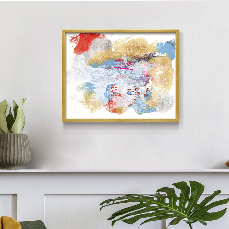 Whitewash Sunset I -Framed Print - Restickable