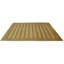 Tapis beige unique de 8 pi 3 po x 9 pi 6 po