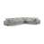 Grey Linen Textured Fabric