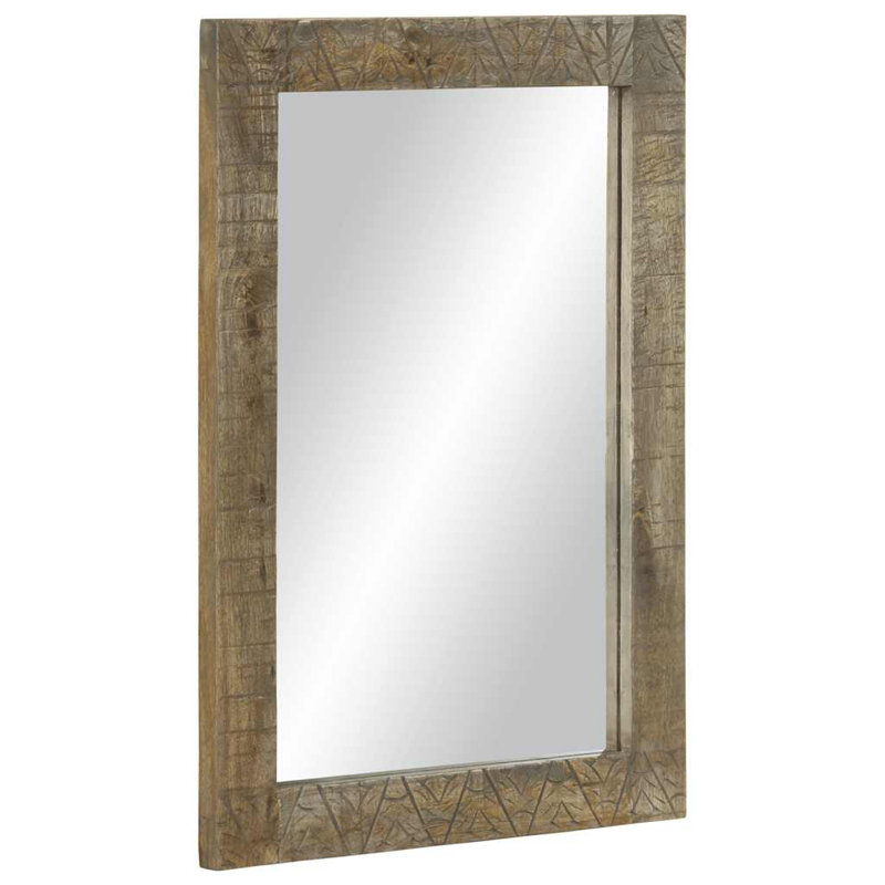 Solid Mango Wood Rectangle Mirror